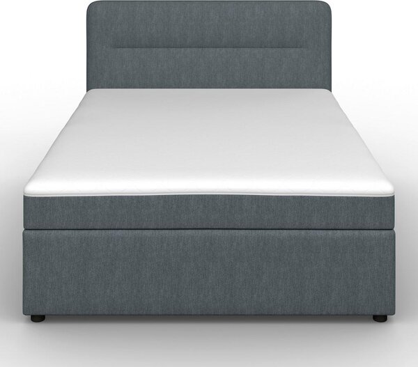 Bessagi Home Postelja Z Vzmetnico Marco, Sivomodra, 140x200