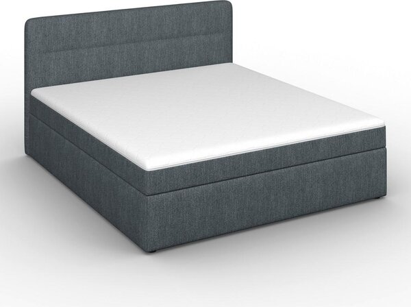 Bessagi Home Postelja Z Vzmetnico Marco, Sivomodra, 180x200