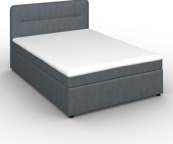 Bessagi Home Postelja Z Vzmetnico Marco, Sivomodra, 140x200