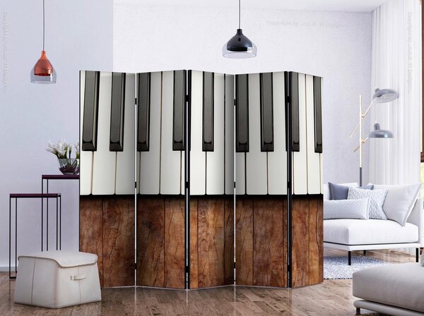 Artgeist Paravan Inspired By Chopin I, 5-Delni, Dvostranski