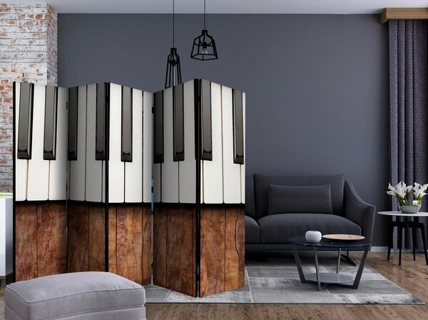 Artgeist Paravan Inspired By Chopin I, 5-Delni, Dvostranski