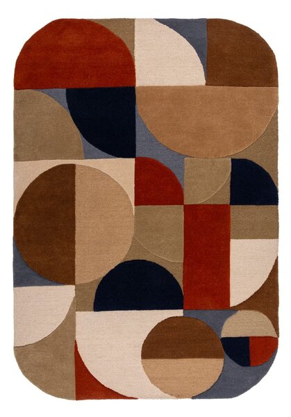 Ročno tkana volnena preproga v barvi terakote 160x230 cm Mia Arch – Flair Rugs