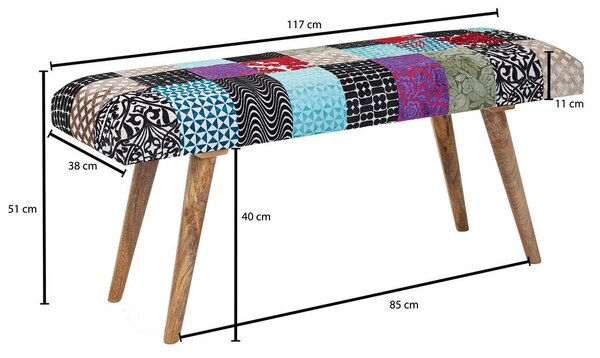 KLOP BREZ NASLONA, tekstil večbarvno