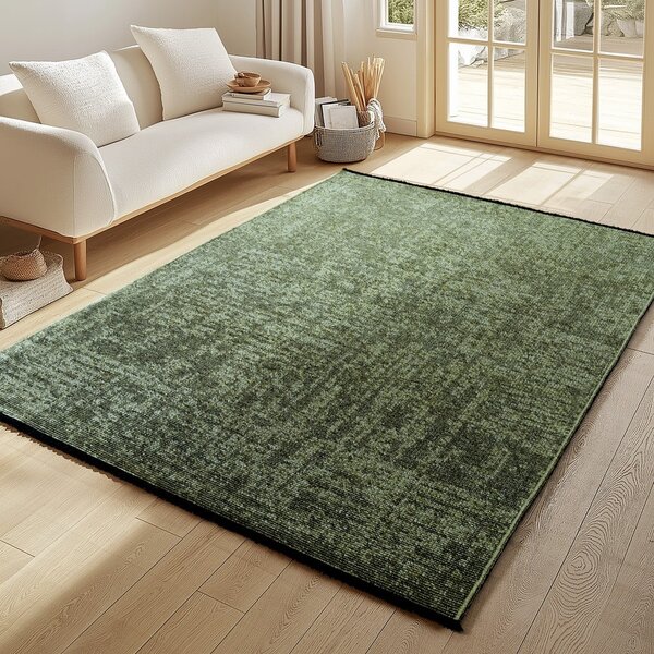 Zelena pralna preproga 80x150 cm Space 1900 – Ayyildiz Carpets