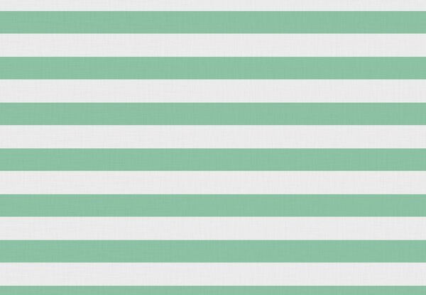 Bombažna posteljnina STRIPES bela-zelena Dimenzije posteljnine: 70 x 90 cm | 140 x 200 cm