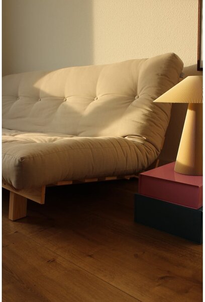 Sivo- bež lanena sedežna garnitura 200 cm Lean – Karup Design
