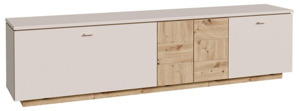 TV-ELEMENT barve hrasta, peščene barve
