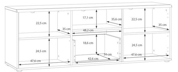 TV-ELEMENT barve hrasta