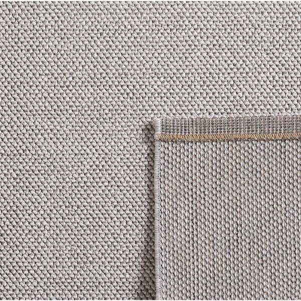 TKANA PREPROGA LOOM 200 cm tkano srebrne barve