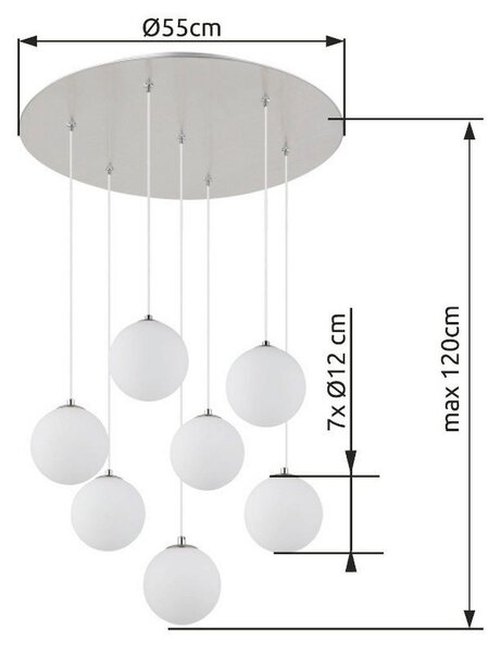 VISEČA LED-SVETILKA RIHA 3000 K 230 V G9