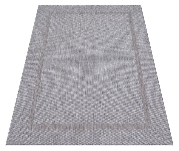 RAVNO TKANA PREPROGA Relax 140/200 cm tkano srebrne barve