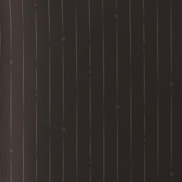 OBOJESTRANSKA POSTELJNINA STRIPES DK 140/200 cm saten rjava