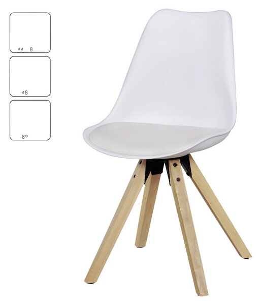 SET STOLOV, les, umetna masa, tekstil bela