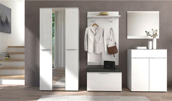 STENSKO OGLEDALO, 53/86/2 cm leseni material