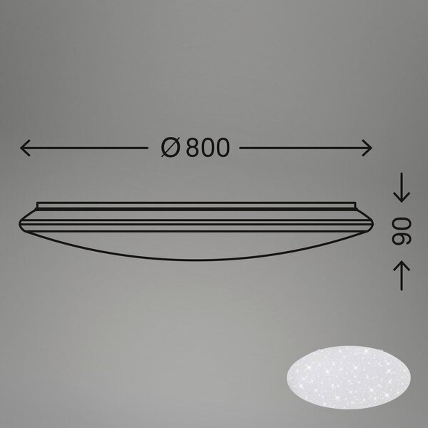 STROPNA LED-SVETILKA Verb 9700 lm 3000-6500 K