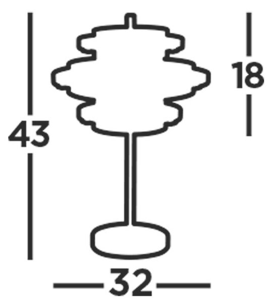 NAMIZNA LED-SVETILKA Hive 32/43.5 cm
