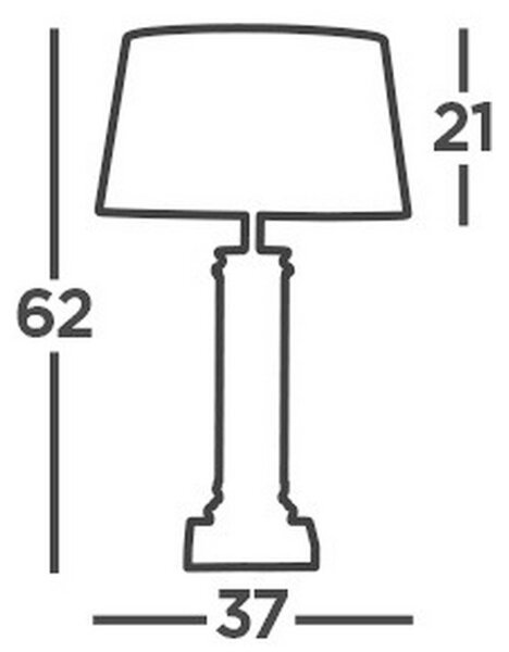 NAMIZNA SVETILKA Pedestal 37/62 cm