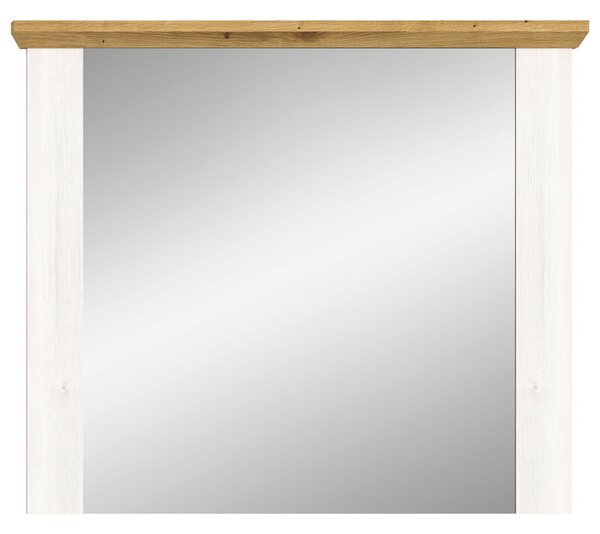 STENSKO OGLEDALO, 78/70/4 cm leseni material