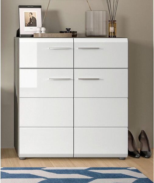 OMARA ZA ČEVLJE bela, visoki sijaj