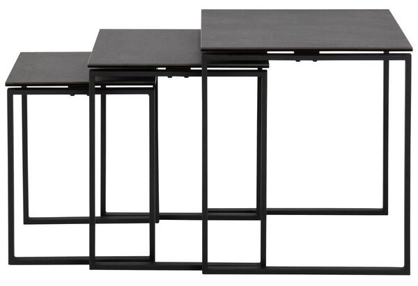 SET MIZIC, 50/55/50 cm črna