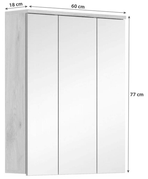 OMARA Z OGLEDALOM 60/77/18 cm