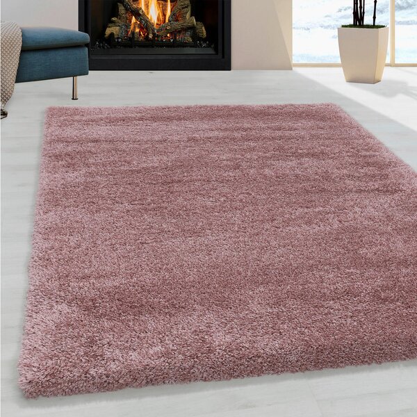 PREPROGA Z VISOKIM FLOROM Fluffy 3500 Rosa 160/230 cm tkano roza