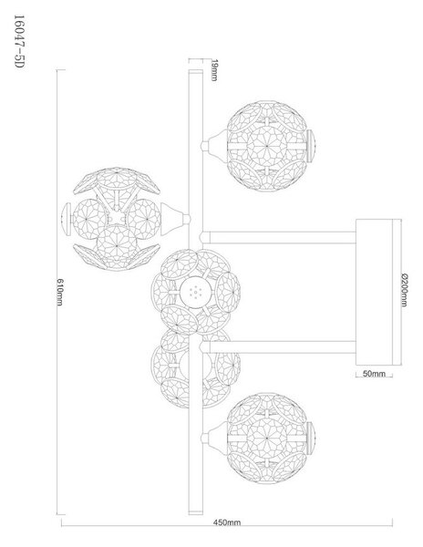 STROPNA LED-SVETILKA VIRINA 3000 K 230 V