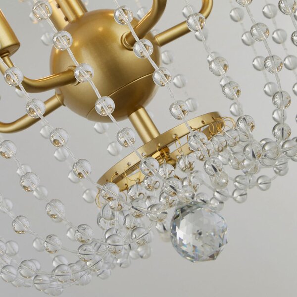 KRISTALNA VISEČA SVETILKA Shower 36/150 cm E14