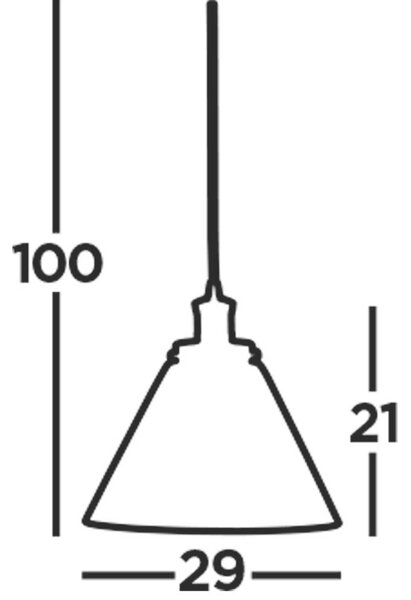 VISEČA SVETILKA 29/28/29 cm 60 W E27