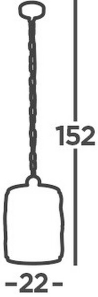 VISEČA SVETILKA Bijou 22/31-152 cm E27