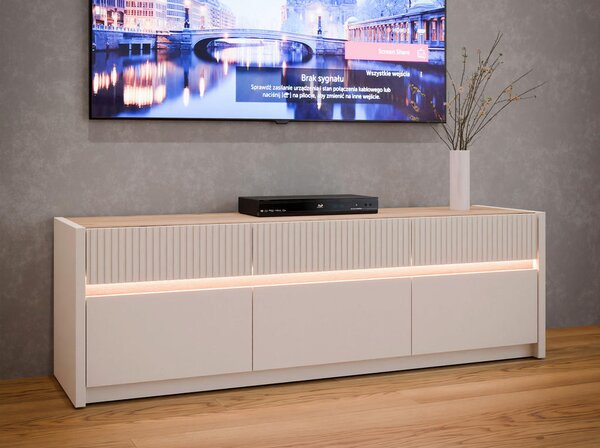 TV-ELEMENT barve hrasta, peščene barve