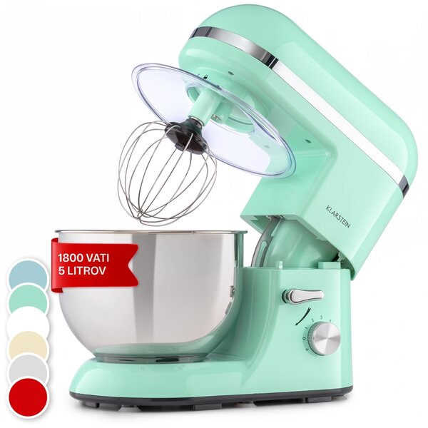 Klarstein Bella Elegance, kuhinjski robot, 1800 W, 1,7 HP, 6 stopenj, 5 litrov