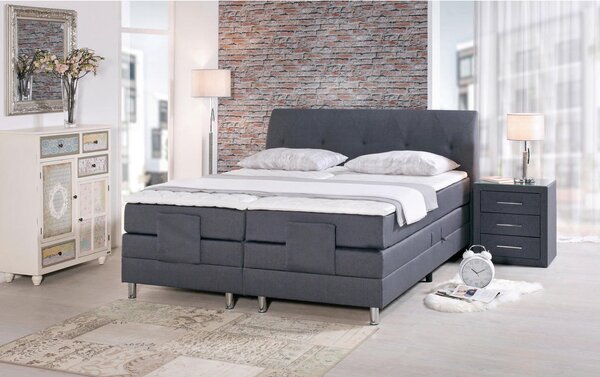 POSTELJA BOXSPRING 180 cm x 200 cm , tekstil