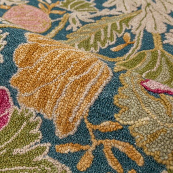 Ročno tkan volnen tekač 60x230 cm Daphne Shaped Floral – Flair Rugs