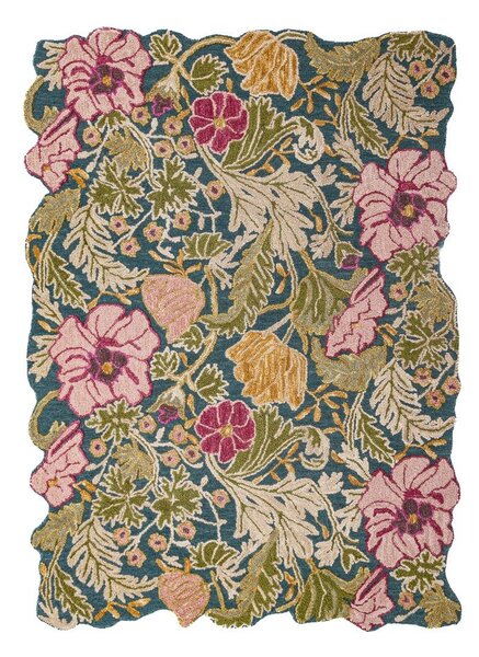 Ročno tkana volnena preproga 120x170 cm Daphne Shaped Floral – Flair Rugs
