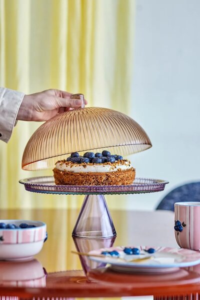 Bloomingville Stojalo za torte s senčnikom Tayo 32 x 24,5 cm
