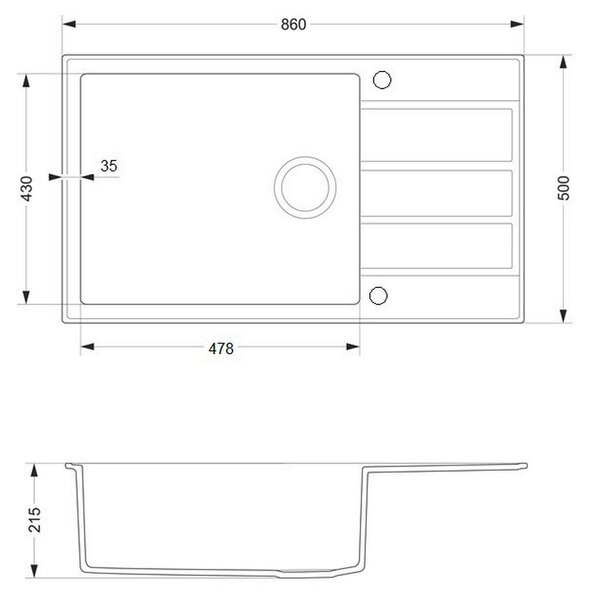 POMIVALNO KORITO – SET