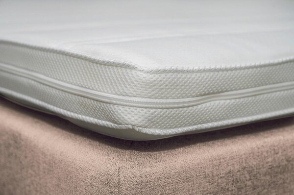 POSTELJA BOXSPRING 180 cm x 200 cm , tekstil svetlo rjava