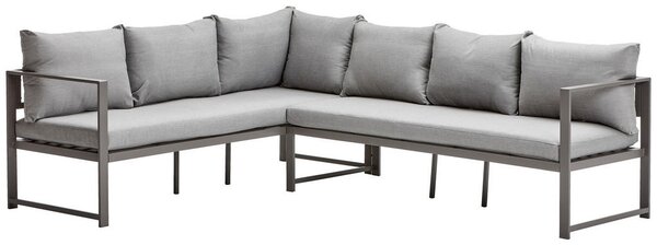 JEDILNA LOUNGE GARNITURA tkanina jeklo