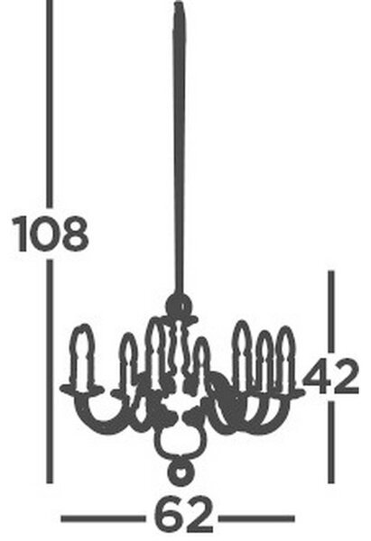 LESTENEC Flemish 62/108 cm E14