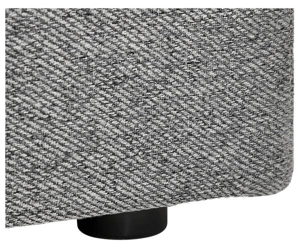 POSTELJA BOXSPRING 100 cm x 200 cm , tekstil siva