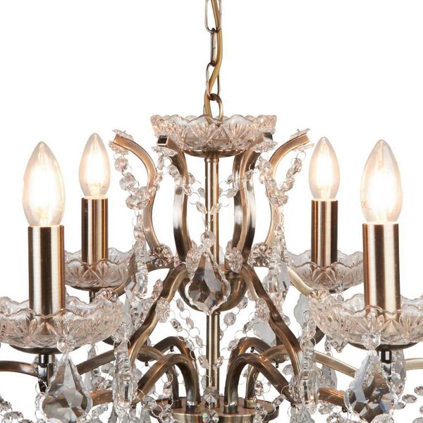 KRISTALNA VISEČA SVETILKA Paris 70/43 cm 60 W