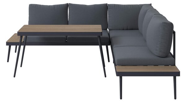 LOUNGE GARNITURA tkanina aluminij