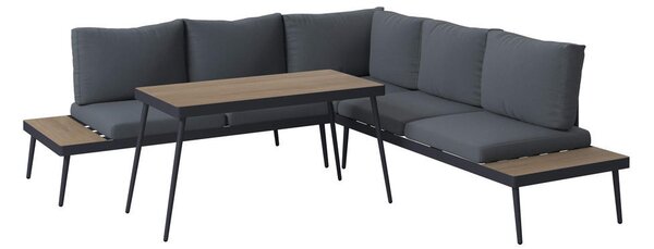 LOUNGE GARNITURA tkanina aluminij