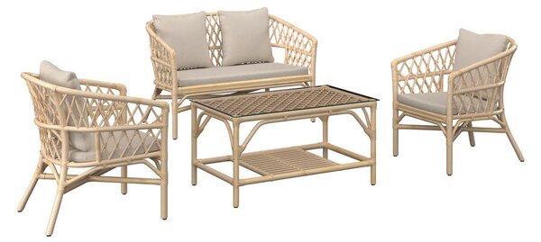 LOUNGE GARNITURA ratan