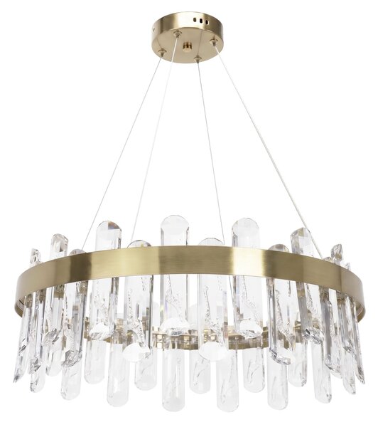 LED kristalna viseča svetilka SWE074-1CP 50cm Brushed Gold