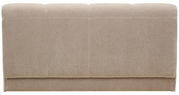 OBLAZINJENA POSTELJA 181 cm x 201 cm , les, kovina, umetna masa, tekstil bež