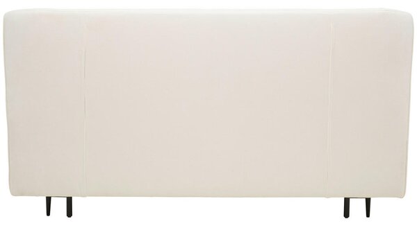OBLAZINJENA POSTELJA 181 cm x 201 cm , les, kovina, tekstil bela