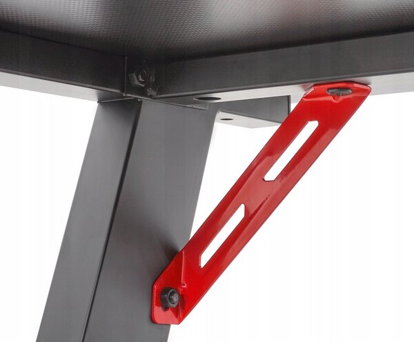 Računalniška alu. igralna miza 120x60cm Carbon Flex HDF PVC