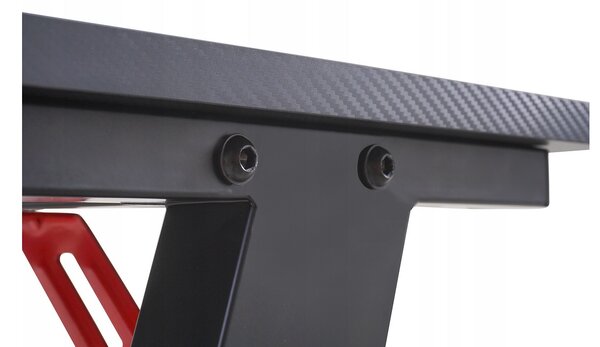 Računalniška alu. igralna miza 120x60cm Carbon Flex HDF PVC